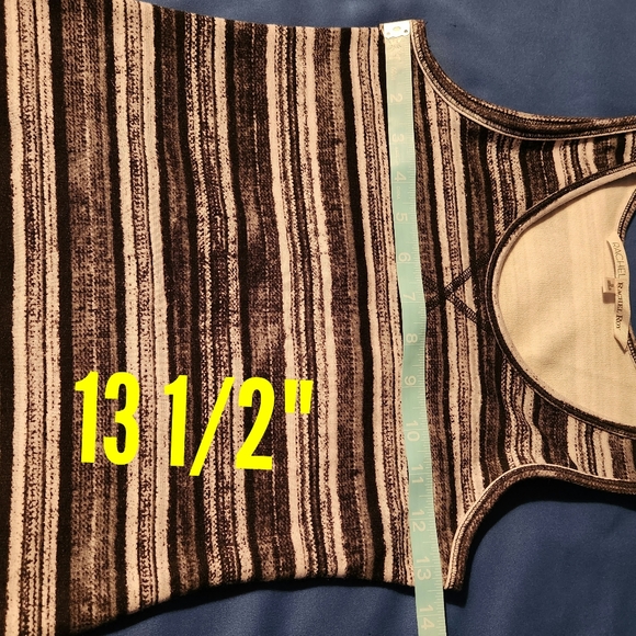 RACHEL Rachel Roy Stripe Casual Tee Shirt Dress - Picture 6 of 10